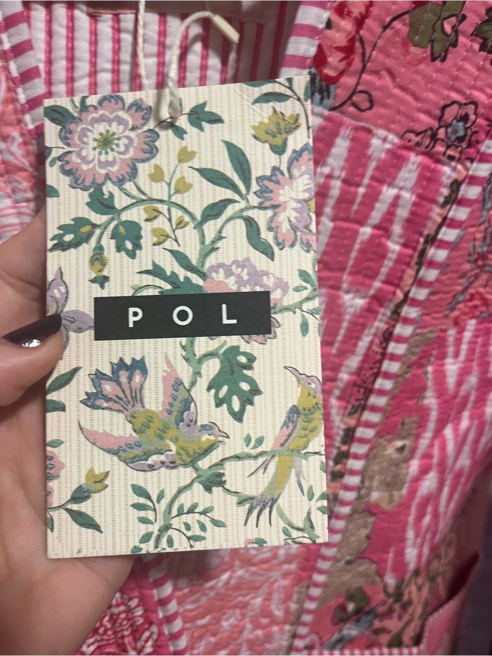 POL Patchwork Quilted Jacket - Picture 8 of 10